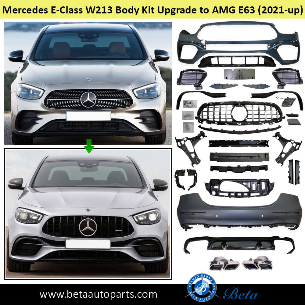 Mercedes E-Class W213 (2021-2023), Body Kit AMG E63 look for Standard, China