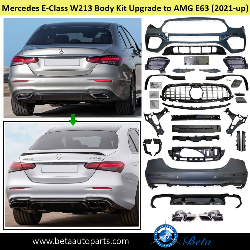 Mercedes E-Class W213 (2021-2023), Body Kit AMG E63 look for Standard, China