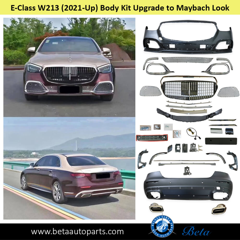 Mercedes E-Class W213 (2021-Up), Body Kit Upgrade to Maybach look, China