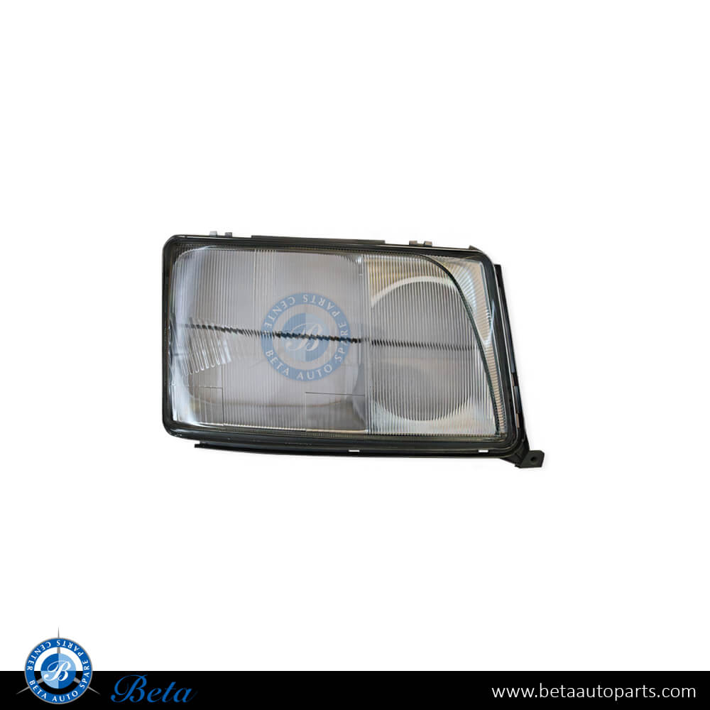 Right Side Headlamp Lens for Mercedes E-Class W124 1990-1995 models, Part Number 1248205466