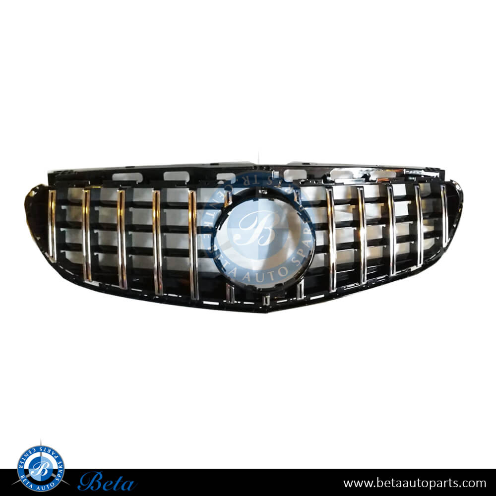 Mercedes E-Class W212 (2014-2016), Grille GT look (Black and Chrome), China, 2128881A60