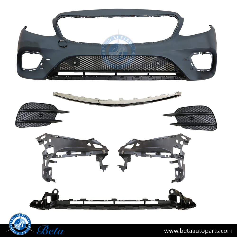 Front Bumper assembly with PDC Normal AMG for Mercedes E-Class W213 2017-2020 models, Part Number 2138852700