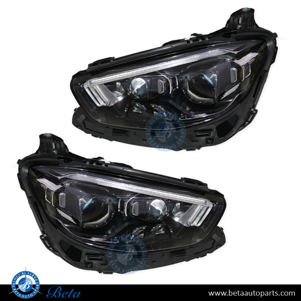 Headlamp Upgrade from Static LED to 2021 Dynamic LED for Mercedes E-Class W213 2017-Up models, Part Number 2139066501 / 2139066601