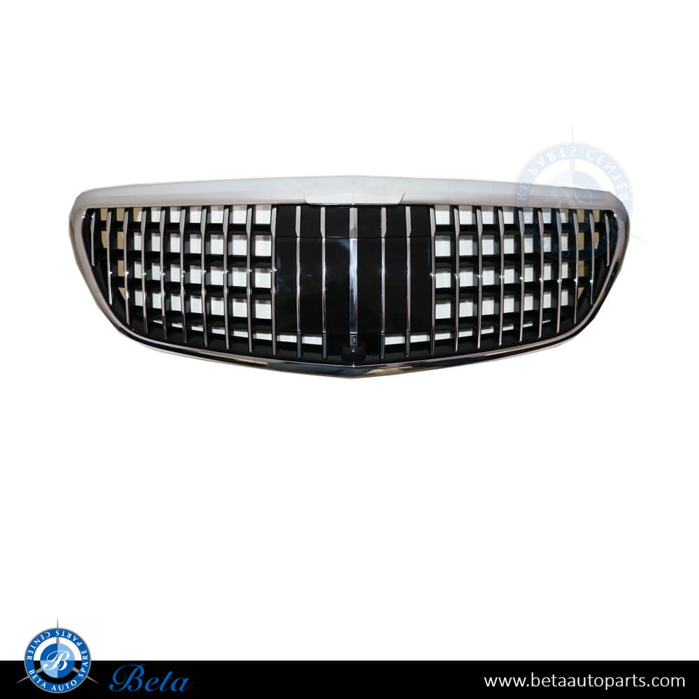 Maybach Look Grille with Camera Hole for Mercedes E-Class W213 2017-up models, Part Number 2138880223