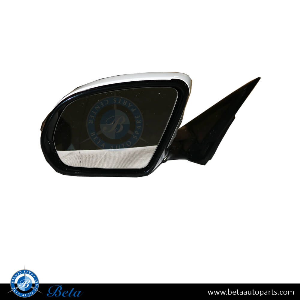 Left Side Side Mirror Assembly with Memory, Folding and Blind Sport for Mercedes E-Class W213 2017-up models, Part Number 2138104501