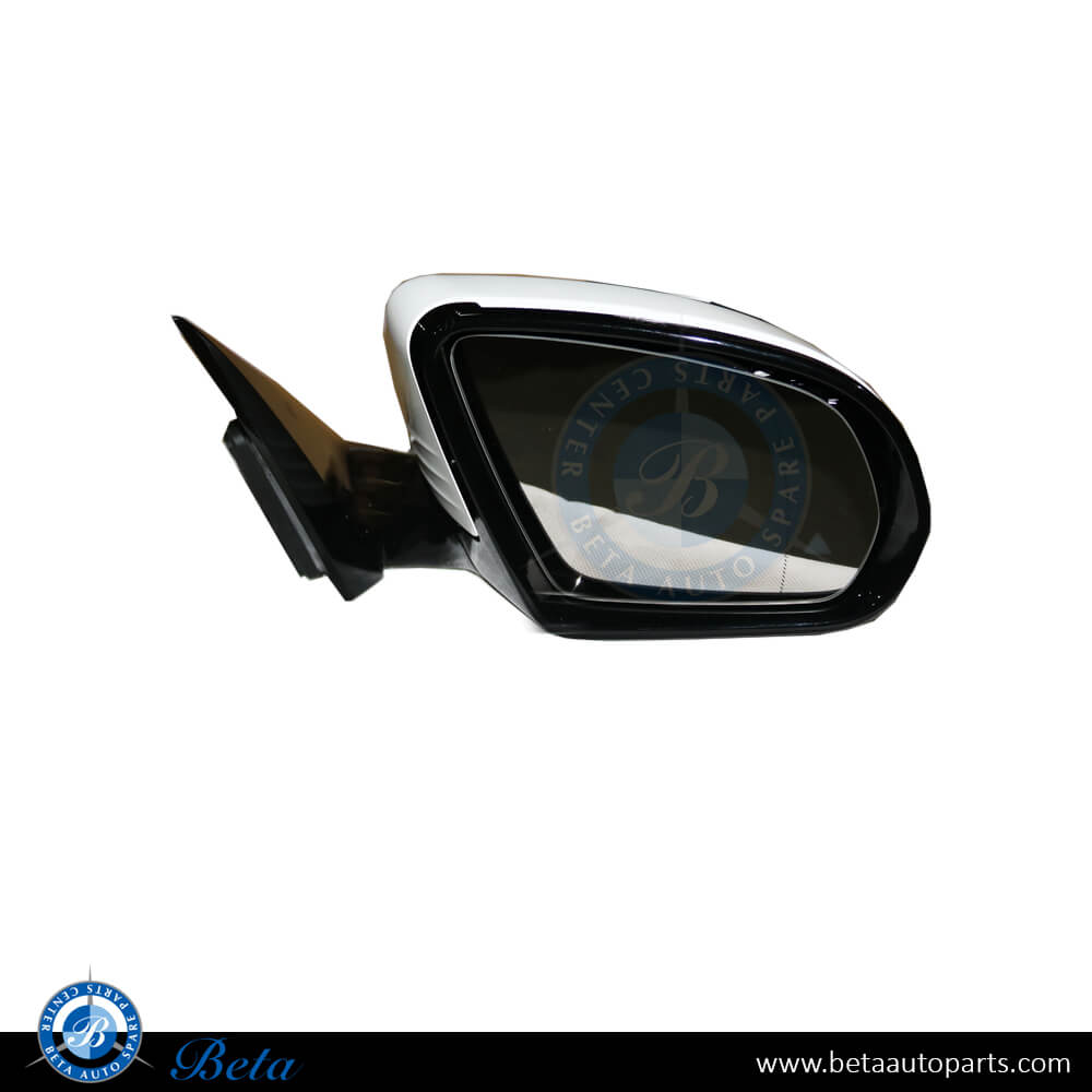 Right Side Side Mirror Assembly with Memory, Folding, Blind Sport and GPS for Mercedes E-Class W213 2017-up models, Part Number 2138104801