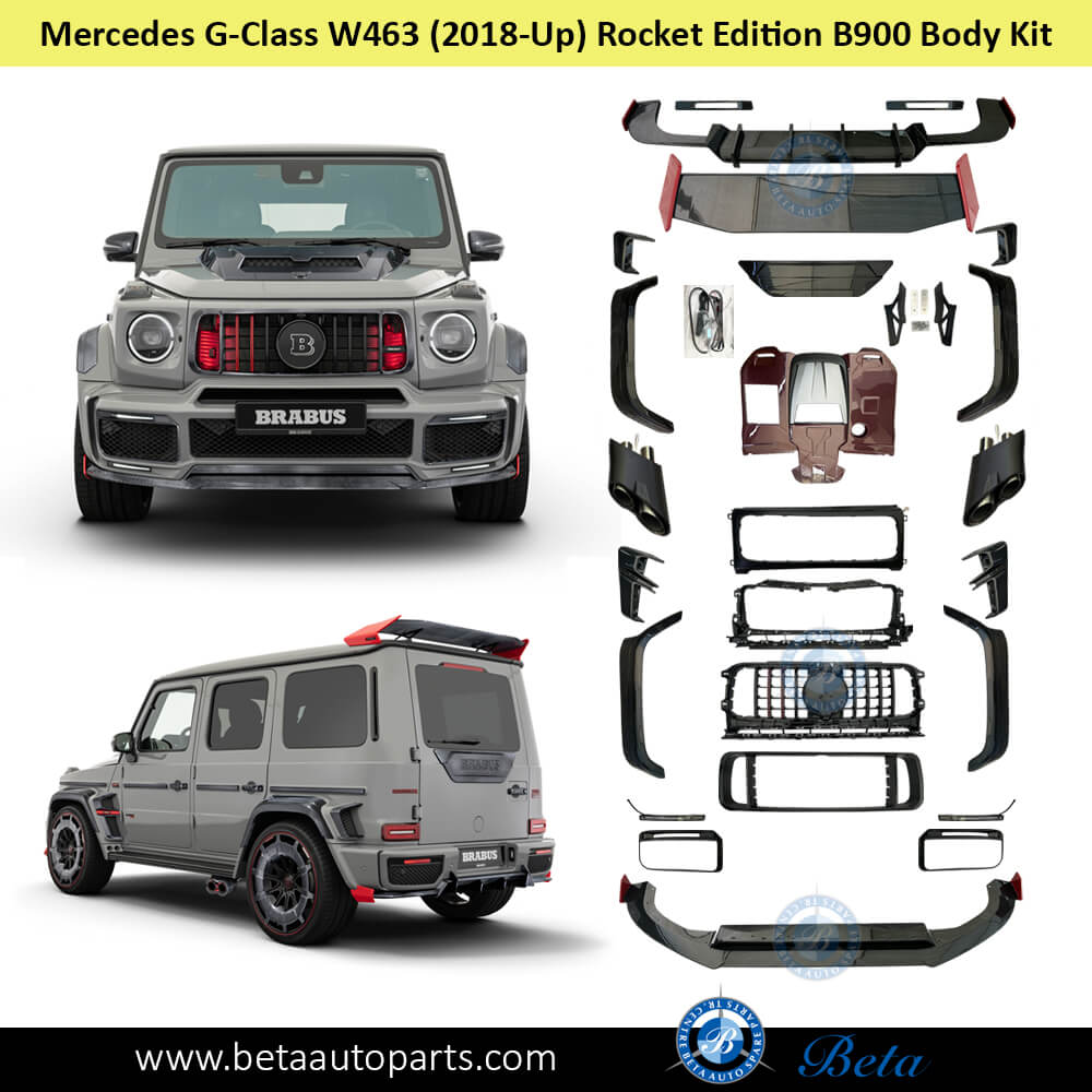 Rocket Edition B900 Body Kit Dry Carbon for Mercedes G-Class W463 2018-Up models