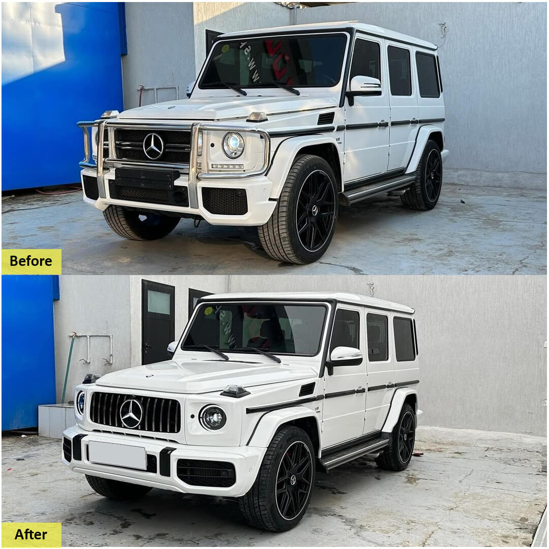 Mercedes G Class W463 (1992-2017), Body Kit Upgrade to 2018 AMG G63 Look with Hood and Fenders, China