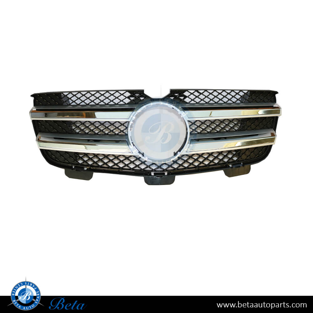 Grille 2 Lines for Mercedes GL-Class X164 2009-2012 models, Part Number 1648802785