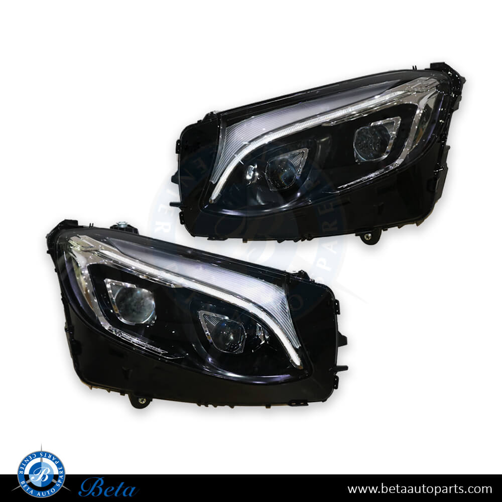 Headlamp Upgrade from Normal to Dynamic LED USA type for Mercedes GLC Class W253 2016-2019 models, Part Number 2538201961 / 2538202061