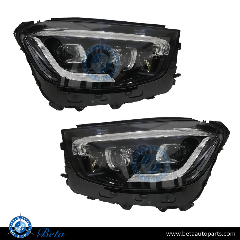 Headlamp Upgrade from Old to New Dynamic LED for Mercedes GLC-Class W253/C253 2016-2022 models, Part Number 2539068101 / 2539068201