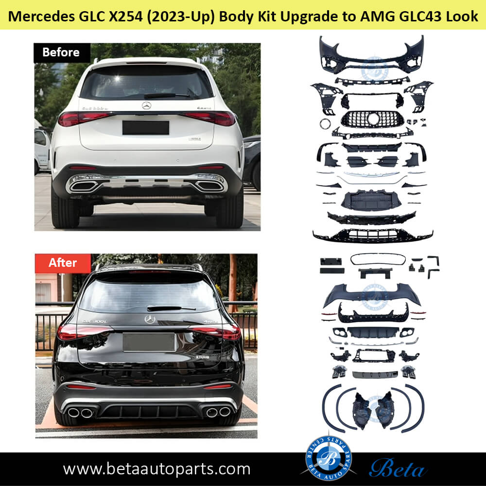 Body Kit Upgrade to GLC43 Look for Mercedes GLC X254 2023-Up models front side