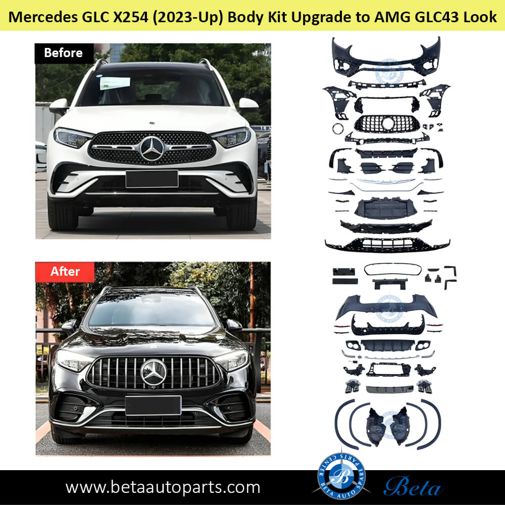 Body Kit Upgrade to GLC43 Look for Mercedes GLC X254 2023-Up models rear side