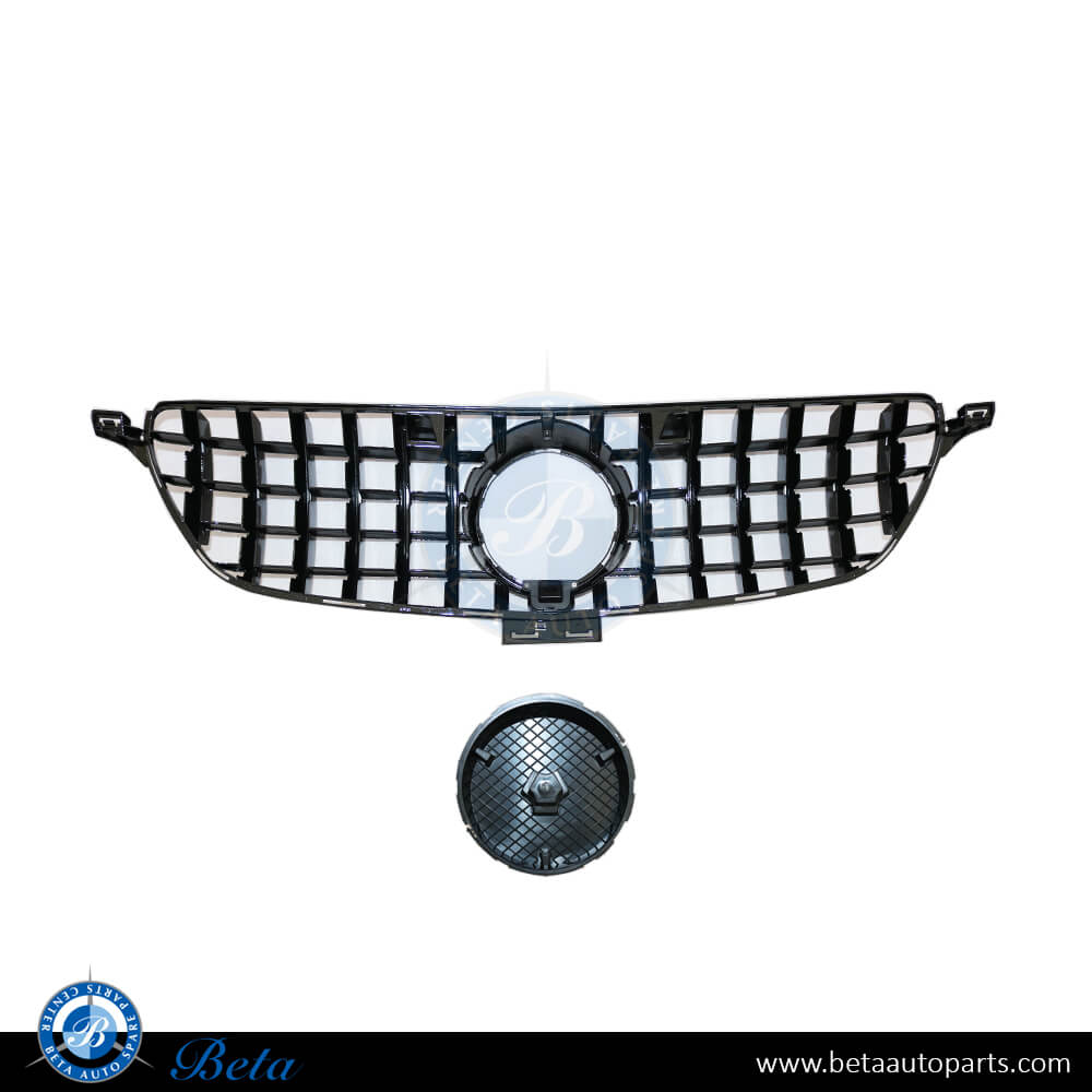 Mercedes GLE-Class W166 (2015-2018), Grille GT Look (Black), China, 1668881A60