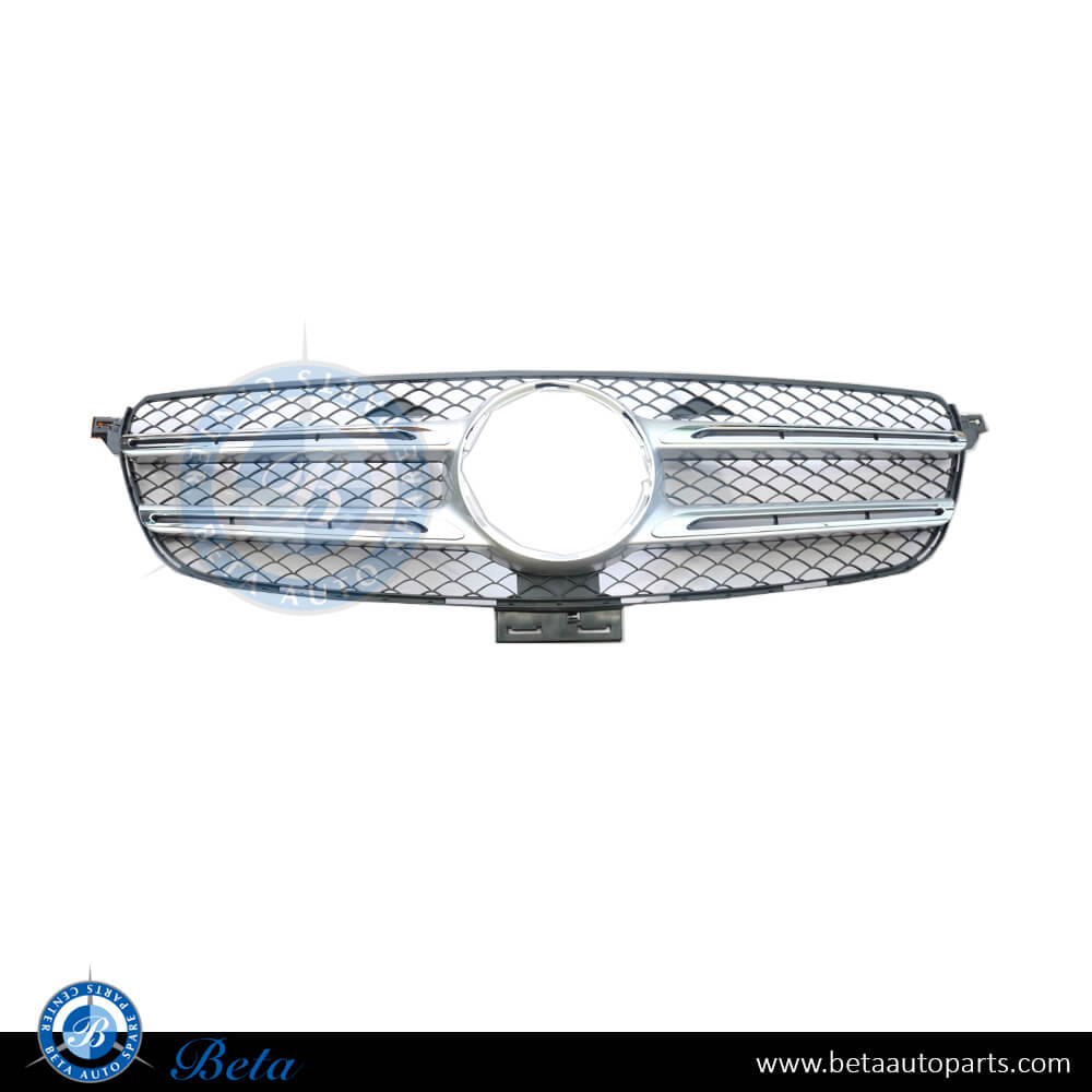 Grille without Camera Hole for Mercedes GLE-Class W166 2015-2018 models, Part Number 1668880260