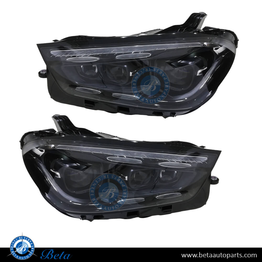 Mercedes GLE-Class W167/C167 (2019-Up), Headlamp Upgrade from Static to 2024 Dynamic LED Look, China