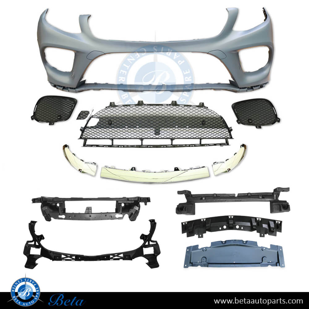 Mercedes GLE-Class W166 (2015-2018), Front Bumper with PDC, China, 1668851638