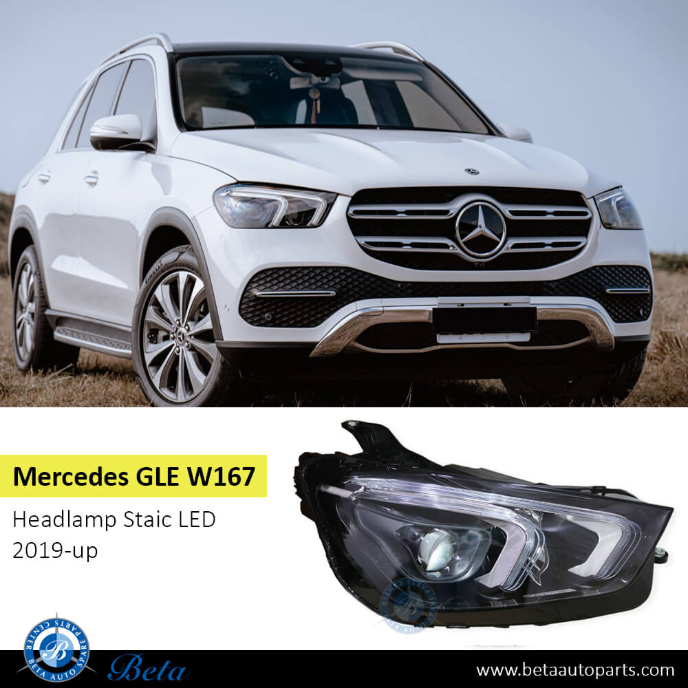 Mercedes GLE-Class W167 / C167 (2019-Up), Headlamp Static LED (Right), China, 1679060403