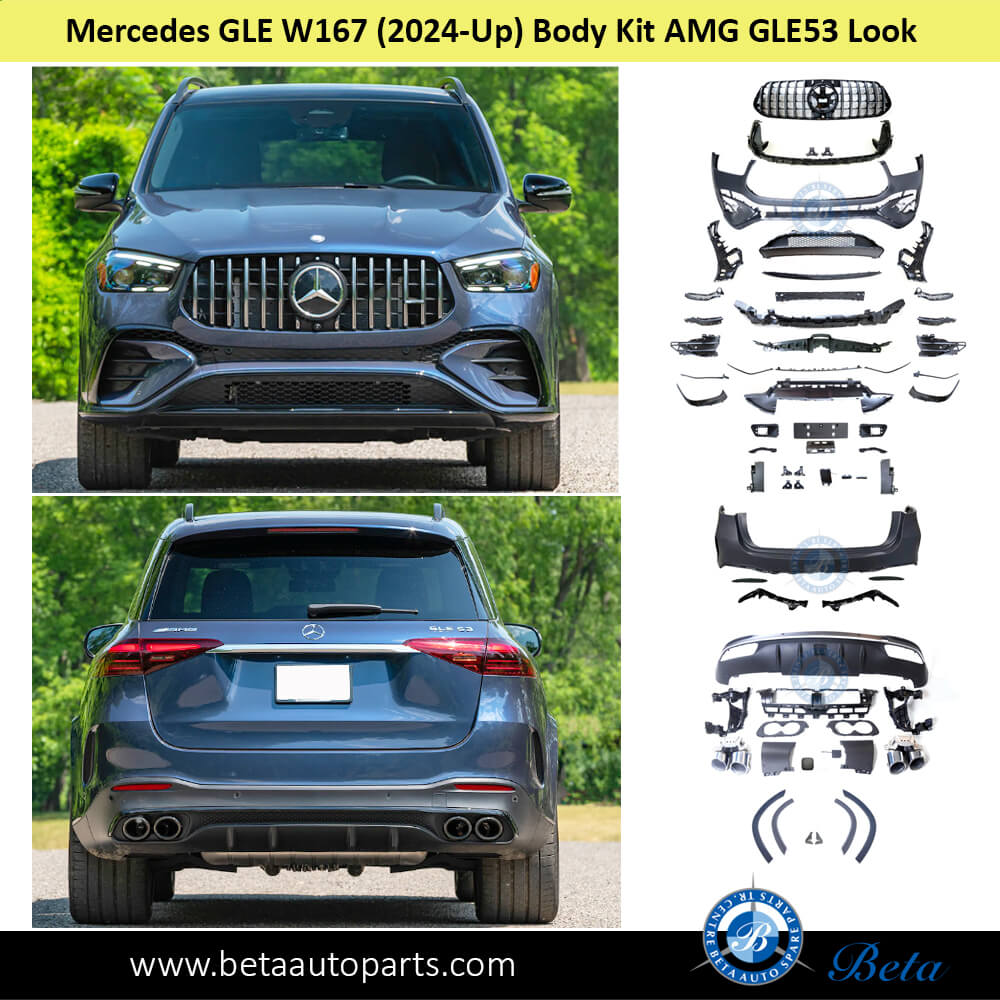 AMG GLE 53 Look Body Kit for Mercedes GLR W167 2023-Up after fixing