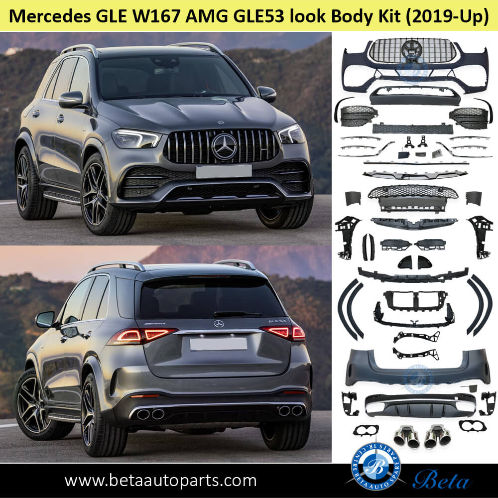 Mercedes GLE-Class W167 (2019-Up), Body Kit AMG GLE53 look, China