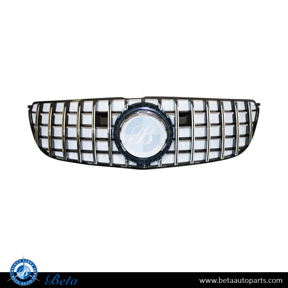 Grille GT Look for Mercedes GLS-Class X166 2016-2019 models, Part Number 1668880460