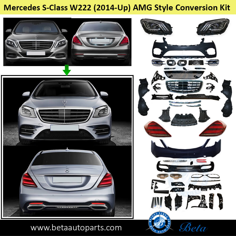 AMG Style Conversion Kit for Mercedes S-Class W222 2014-Up models