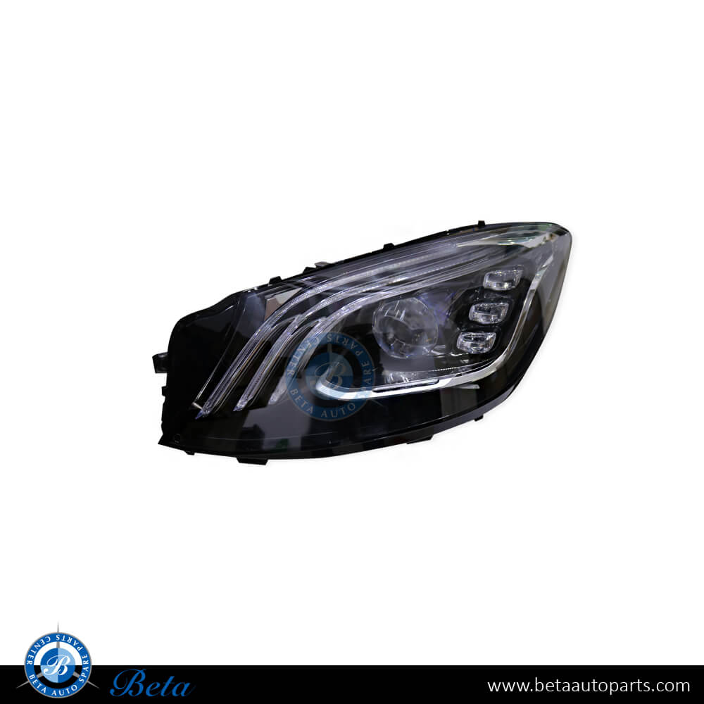 Left Side Headlamp LED for Mercedes S-Class W222 2018-2020 models, Part Number 2229067703