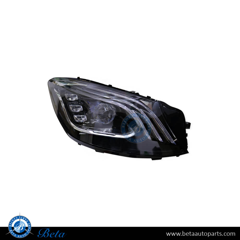 Right Side Headlamp LED for Mercedes S-Class W222 2018-2020 models, Part Number 2229067803