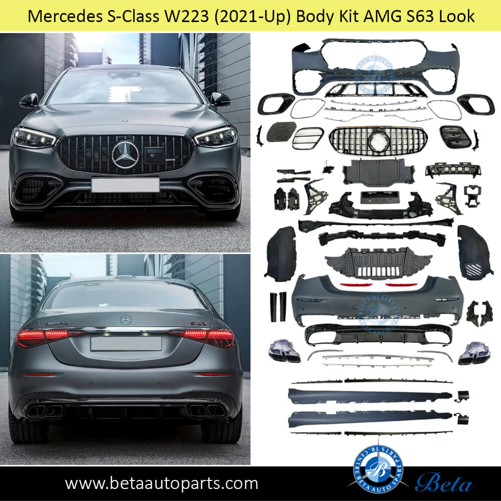 Mercedes S-Class W223 (2021-Up), Body Kit AMG S63 Look, China