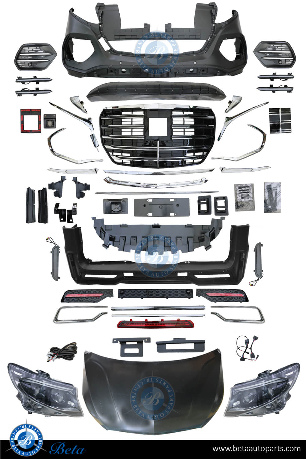 Mercedes Vito W447 (2015-2023), Body Kit Conversion Upgrade to 2024 Look, China