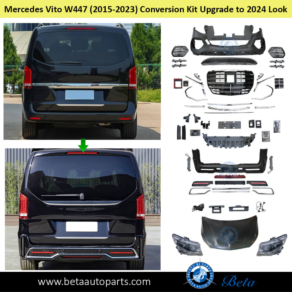 Mercedes Vito W447 (2015-2023), Body Kit Conversion Upgrade to 2024 Look, China