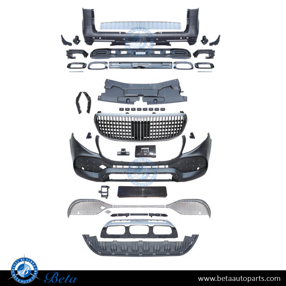 Body Kit Upgrade to VS600 Maybach Look for Mercedes Vito W447 2015-Up models