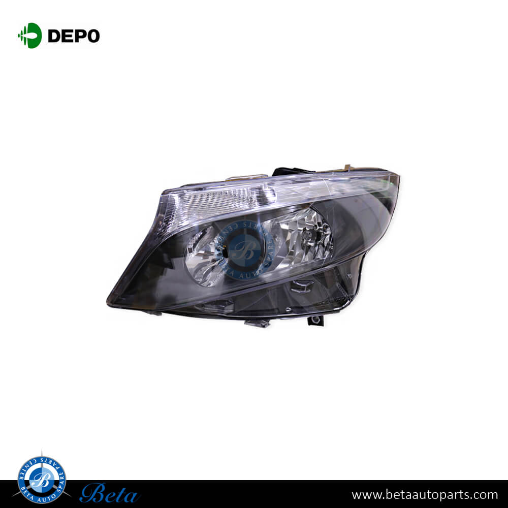 Left Side Headlamp for Mercedes Vito W447 2015-Up models, Part Number 4478200061