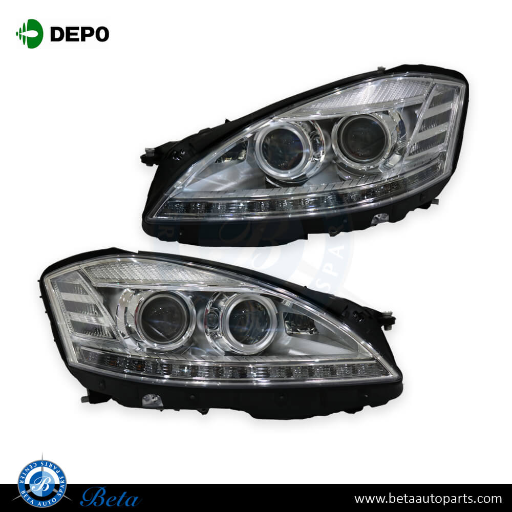 HeadLamp Upgrade to 2010 Look for Mercedes S-Class W221 2006-2009 models