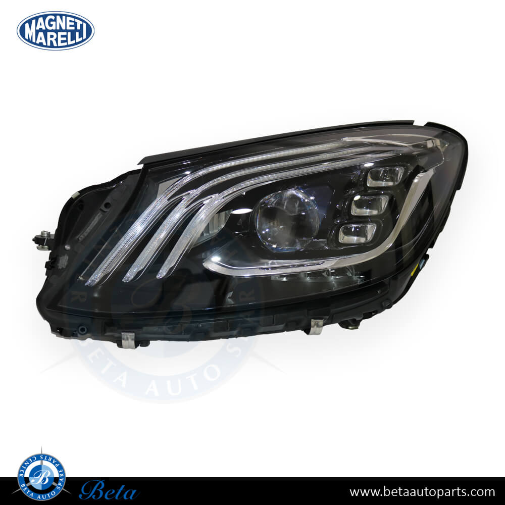 Left Side Headlamp with Night Vision for Mercedes S-Class W222 2018-up models, Part Number 2229068103