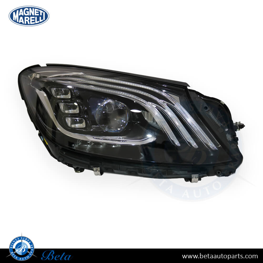 Right Side Headlamp with Night Vision for Mercedes S-Class W222 2018-up models, Part Number 2229068203