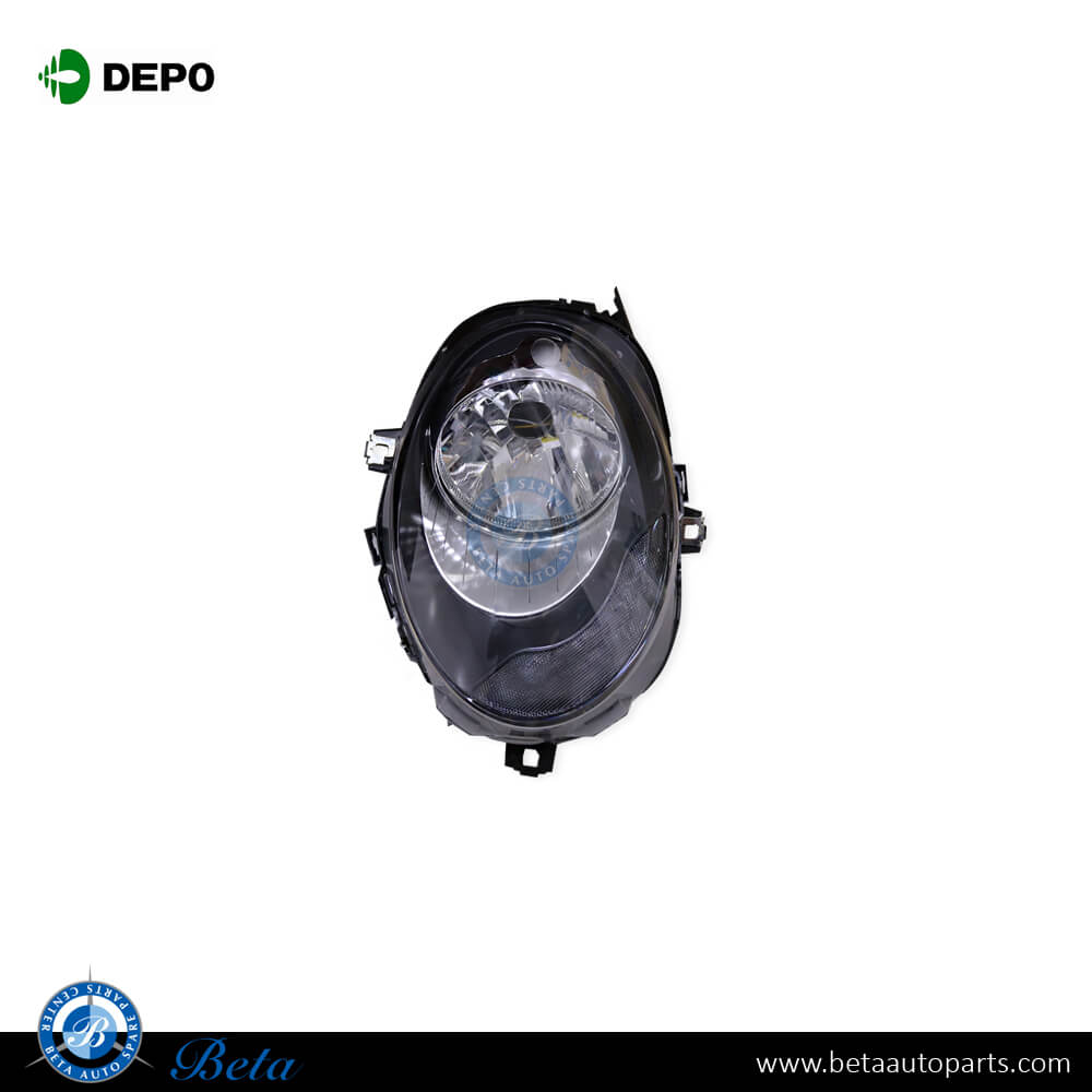 Left Side Headlamp with White Indicator for Mini Hatch / Clubman F55/F56/F54 2014-Up models, Part Number 63117401601