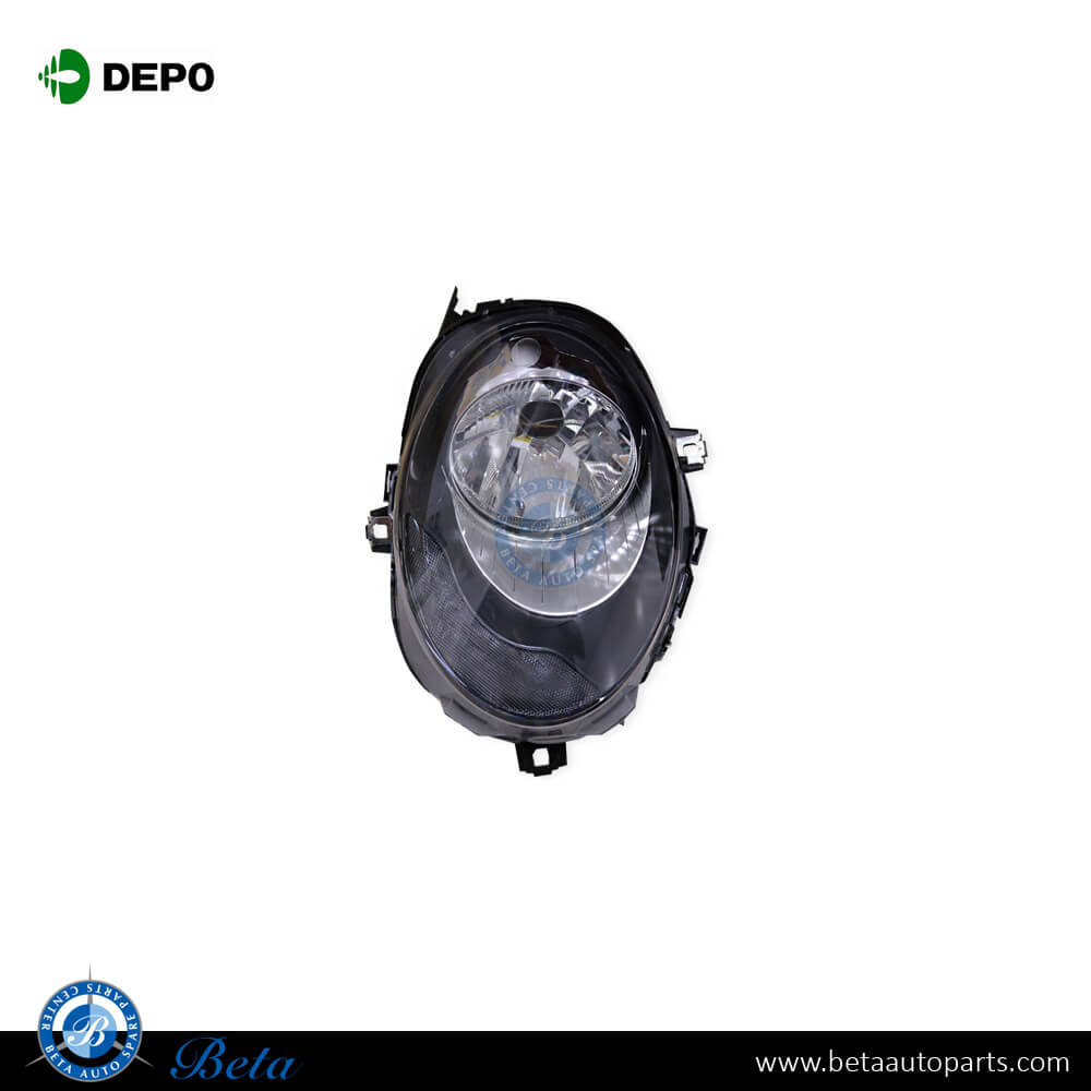 Right Side Headlamp with White Indicator for Mini Hatch / Clubman F55/F56/F54 2014-Up models, Part Number 63117401602