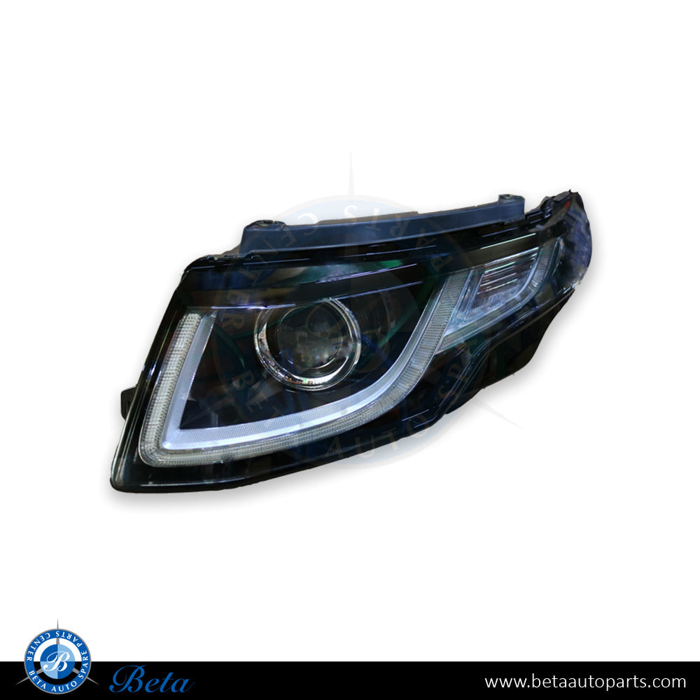 Left Side Headlamp for Range Rover Evoque 2016-up models, Part Number LR072619