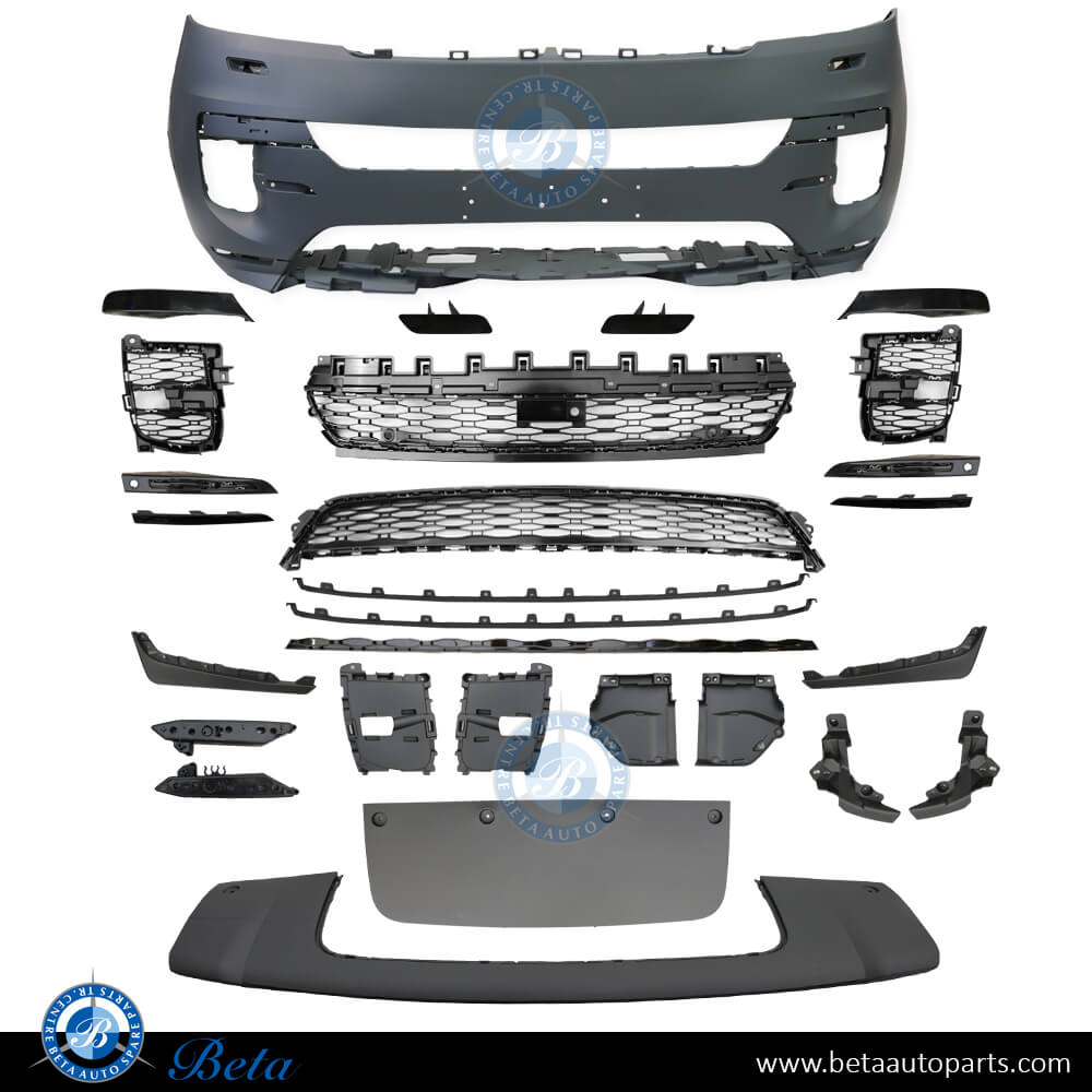 Front Bumper with PDC and Park Assist for Range Rover Sport 2023-Up models, Part Number LR169071