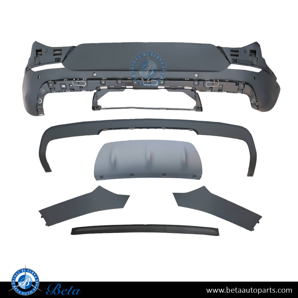 Rear Bumper with PDC and Park Assist for Range Rover Sport 2023-Up models, Part Number LR179408