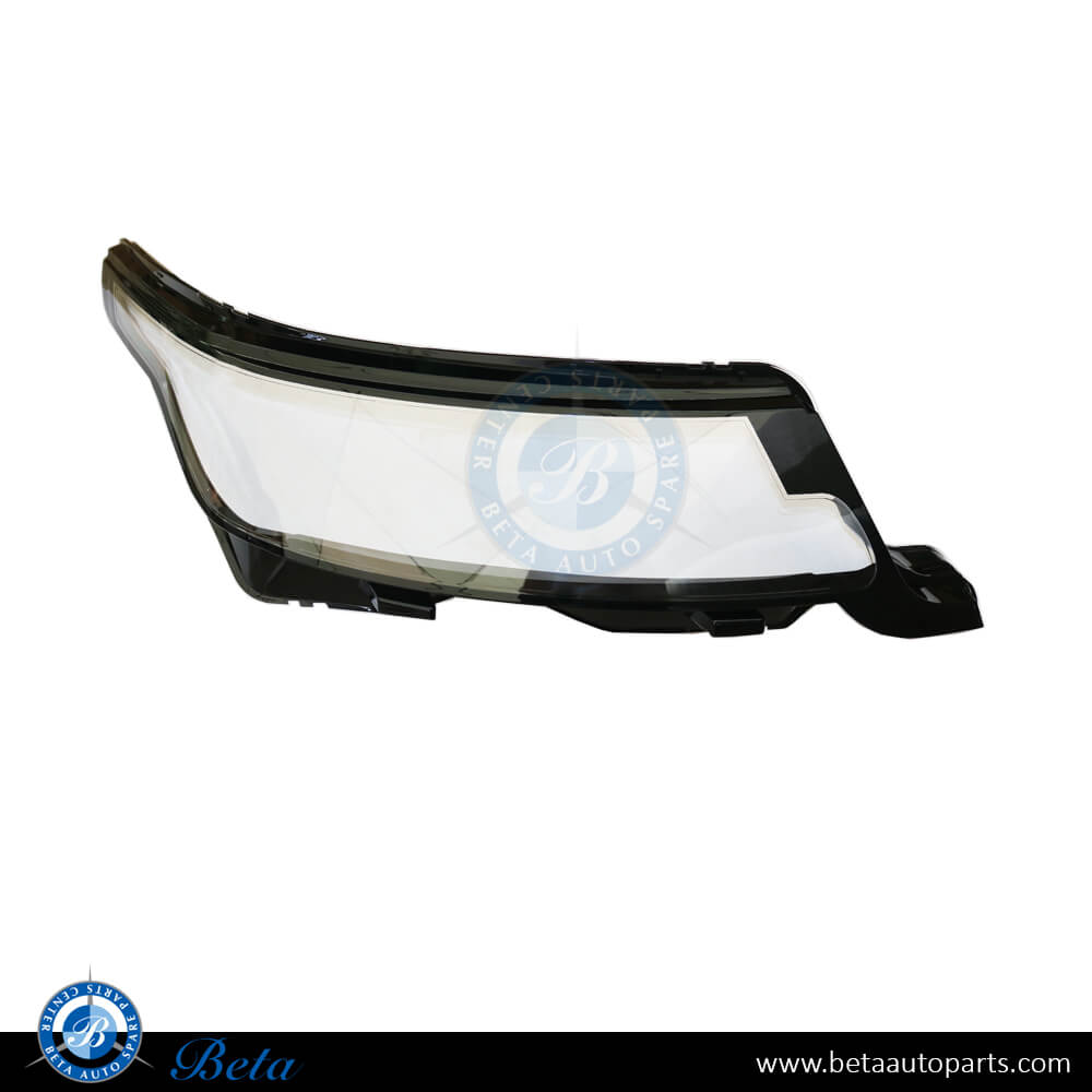 Right Side Headlamp Lens for Range Rover Sport 2018-up models, Part Number JK62-13W030-KF