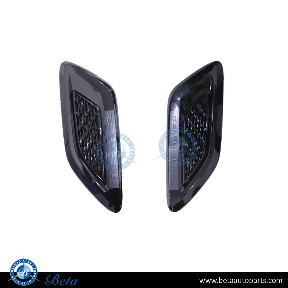 Hood Vents Black Color for Range Rover Sport 2013-Up models, Part Number LR052982 / LR052980