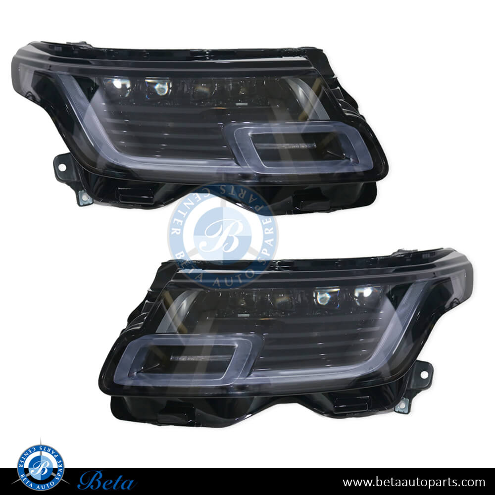 Headlamp Upgrade to 2018 High++ Look 4 Lens for Range Rover Vogue 2013-2017 models, Part Number LR067204 / LR067213