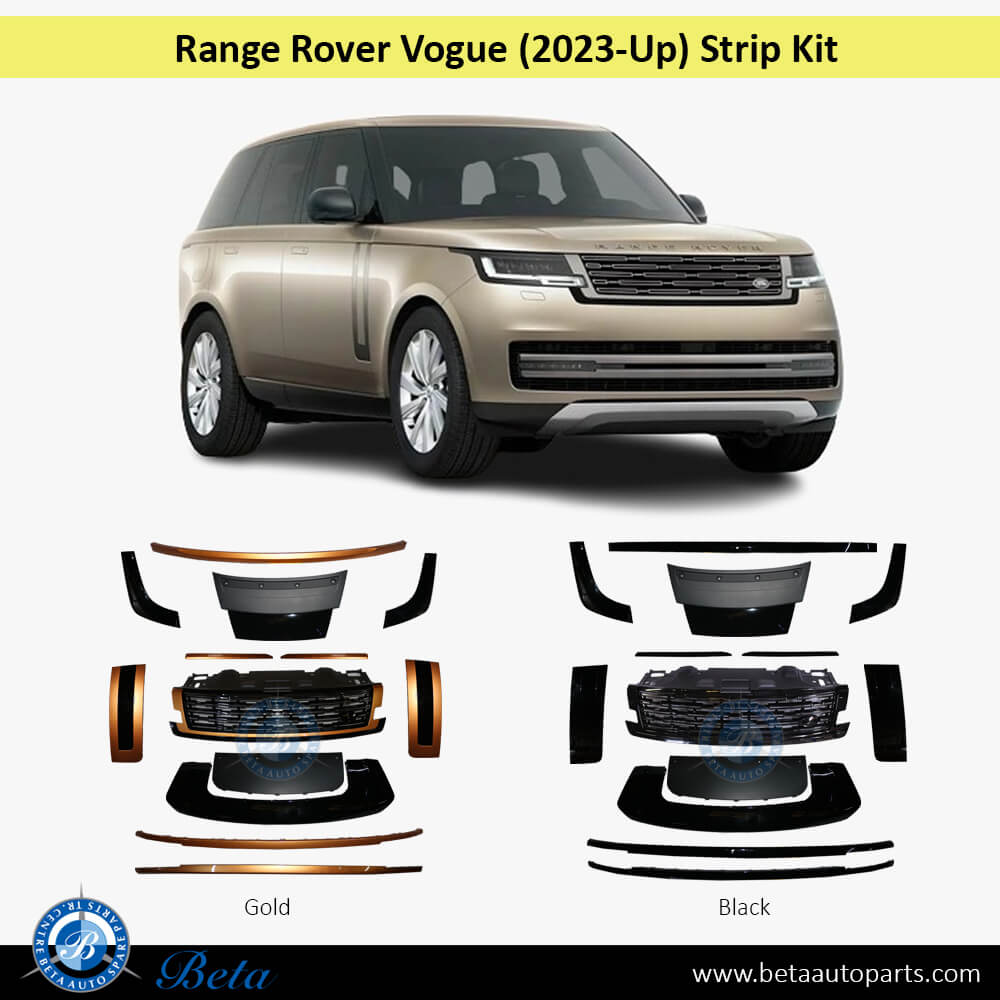 Range Rover Vogue (2023-Up), Strip Kit (Black), China