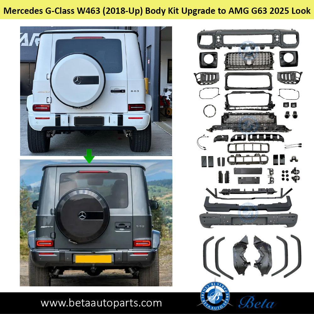 Mercedes G-Class W463 Body kit Upgrade to 2015 AMG G63 Look  Rear