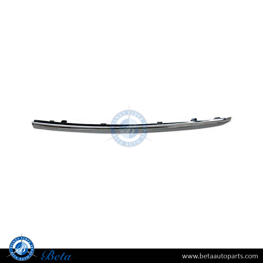 Left Side Front Bumper Chrome Moulding for BMW 7 Series F01/F02 2009-2012 models, Part Number 51117197291