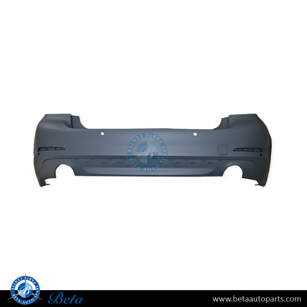 BMW 5 Series G30 (2017-2020), Rear Bumper W/ PDC For 530 (Lines), Taiwan, 51127475599