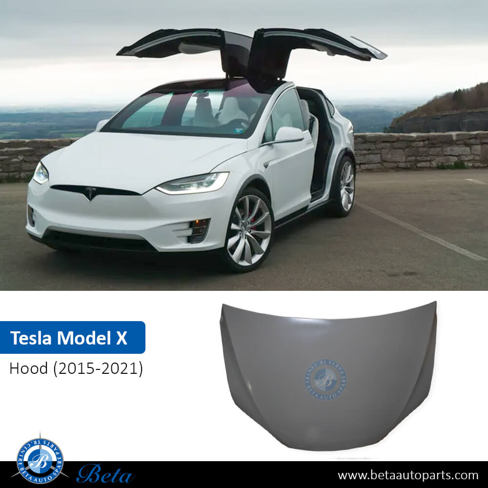 Tesla Model X (2015-2021), Hood, China, 1069531-E0-C