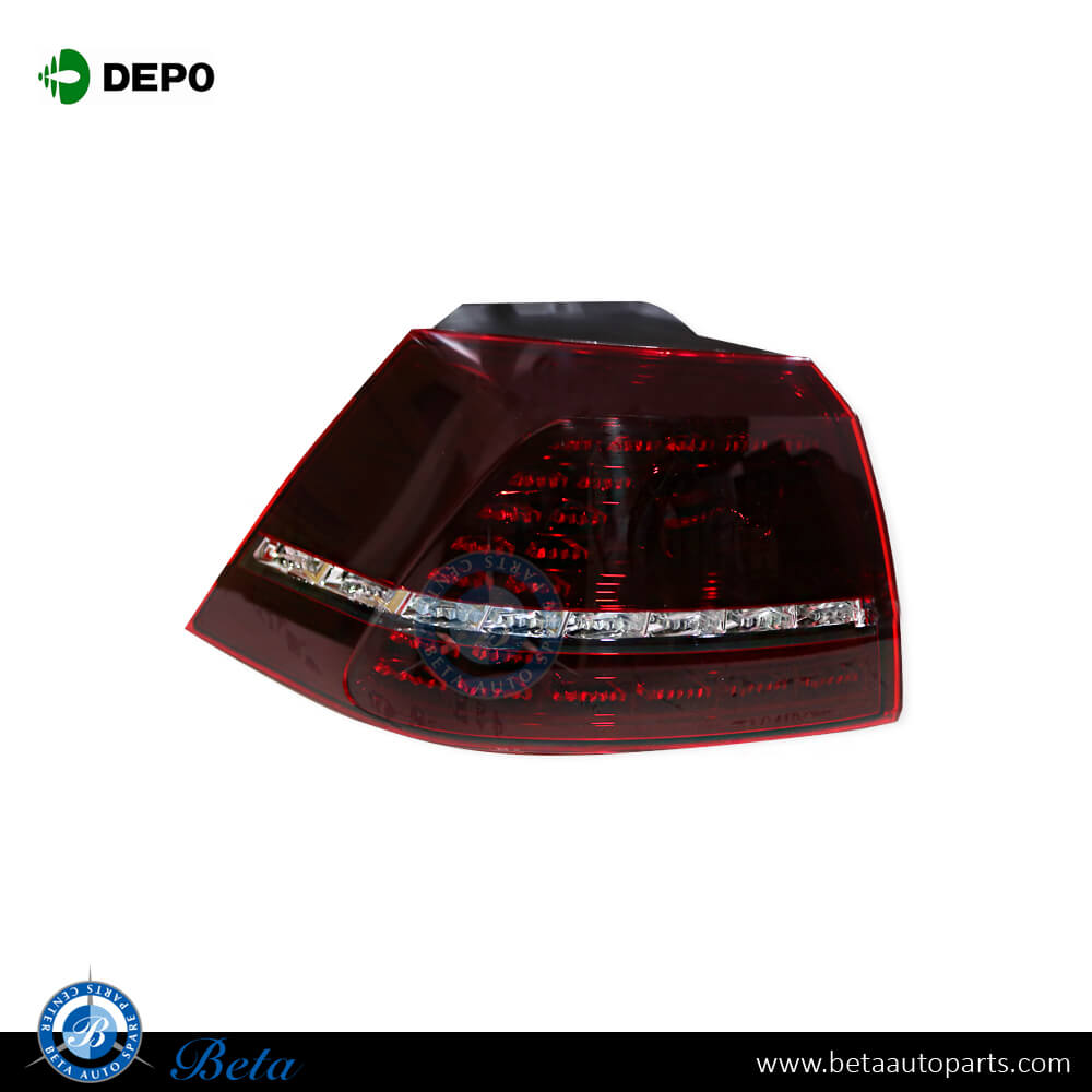 Left Side Tail Lamp LED for Volkswagen Golf 7 R 2013-2016 models, Part Number 5G0945207C